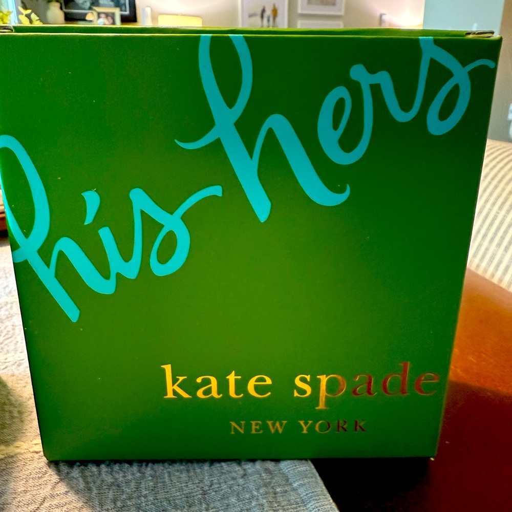 Kate Spade Lenox Crystal high ball glasses - His & Hers